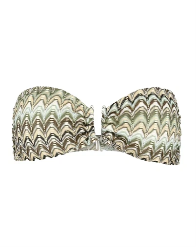 Beck Söndergaard - Amber Bandeau Bikini Top - Beetle Green 
